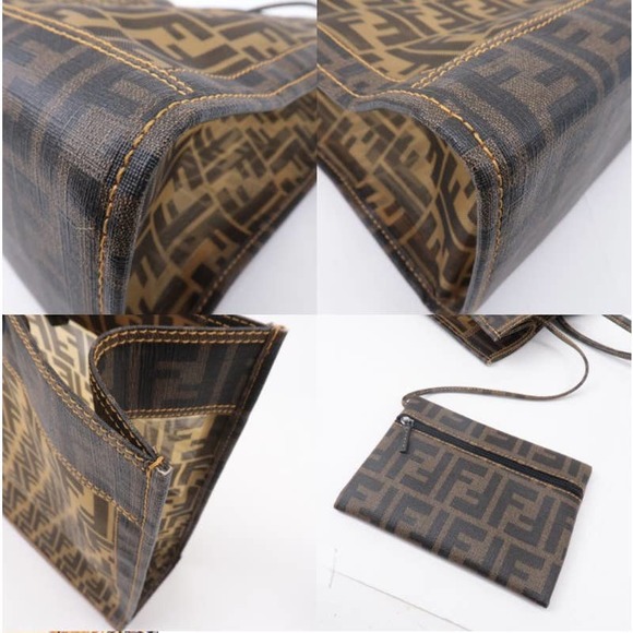 💎✨BEAUTIFUL✨💎Authentic FENDI Zucca Mesh Tote Bag - Picture 9 of 12